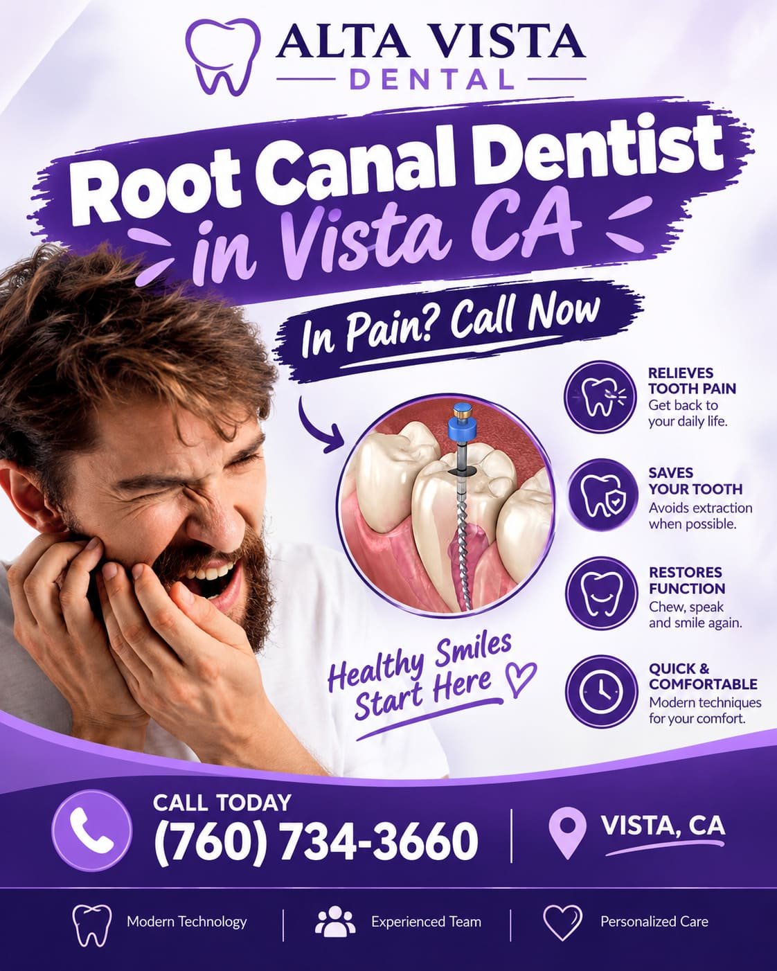Root Canal Treatment in Vista Ca that is covered by MediCal